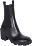 Burberry Zwarte Enkellaarsjes Elegante Stijl Black Dames - Thumbnail 2
