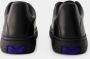 Burberry Zwarte Leren Box Sneakers Verhoogde Stijl Black Dames - Thumbnail 3