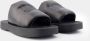 Burberry Sandalen Lf Knight Slab Sandals Leather Black in zwart - Thumbnail 3