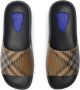 Burberry Sandalen Dive Check Sandals Synthetic Beige in beige - Thumbnail 3