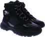 Buscemi Hoge Top Gevecht Sneakers Zwart - Thumbnail 4