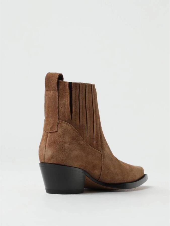Buttero Platte Sand Enkellaarsjes voor vrouwen