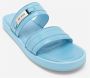 By FAR Eenvoudig sandalen glanzend korrelig leer Blauw Dames - Thumbnail 2