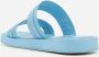 By FAR Eenvoudig sandalen glanzend korrelig leer Blauw Dames - Thumbnail 3