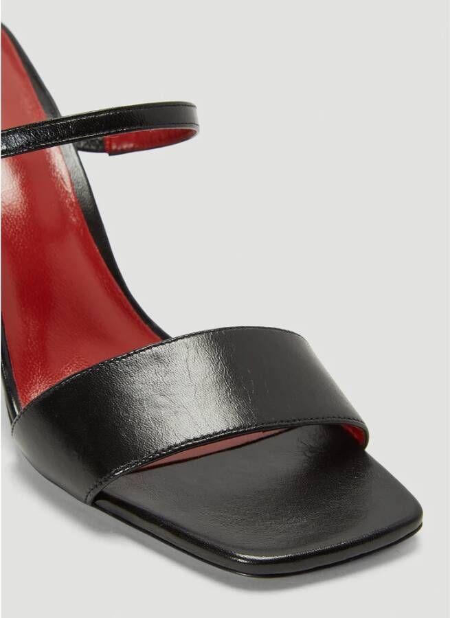 By FAR Heeled Mules Black Dames