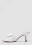 By FAR Heeled Mules White Dames - Thumbnail 3