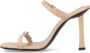 By FAR Beige Leren Stiletto Sandalen Beige Dames - Thumbnail 5