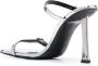 By FAR Metallic Pebbled High Heel Sandalen Gray Dames - Thumbnail 3