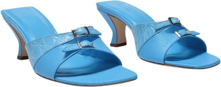 By FAR Noor sandalen in blauwe lagune korrelig leer Blauw Dames