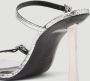 By FAR Metallic Pebbled High Heel Sandalen Gray Dames - Thumbnail 9