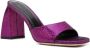 By FAR Fuchsia Disco Dot Hakken Mules Purple Dames - Thumbnail 3