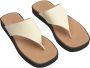 By Malene Birger Leren Flip-Flops Marisol By Herenne Birger Beige Dames - Thumbnail 2