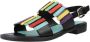 CafèNoir Stijlvolle Platte Sandalen voor Vrouwen Black Dames - Thumbnail 3