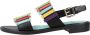 CafèNoir Stijlvolle Platte Sandalen voor Vrouwen Black Dames - Thumbnail 4