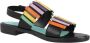 CafèNoir Stijlvolle Platte Sandalen voor Vrouwen Black Dames - Thumbnail 6