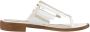 CafèNoir Kleurrijke Multi-Strap Flip Flops White Dames - Thumbnail 6