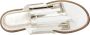 CafèNoir Kleurrijke Multi-Strap Flip Flops White Dames - Thumbnail 9