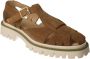 Calce Flat Sandals Bruin Dames - Thumbnail 2