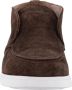 Calce Suède Instap Schoenen Ronde Neus Brown Heren - Thumbnail 3