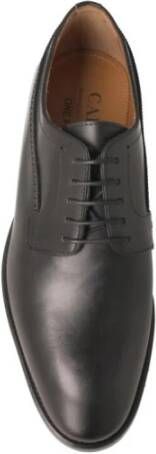Calce Zwarte leren heren blucher schoenen