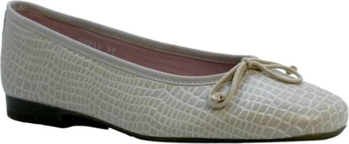 Callaghan Beige Casual Leren Ballerinas Beige Dames