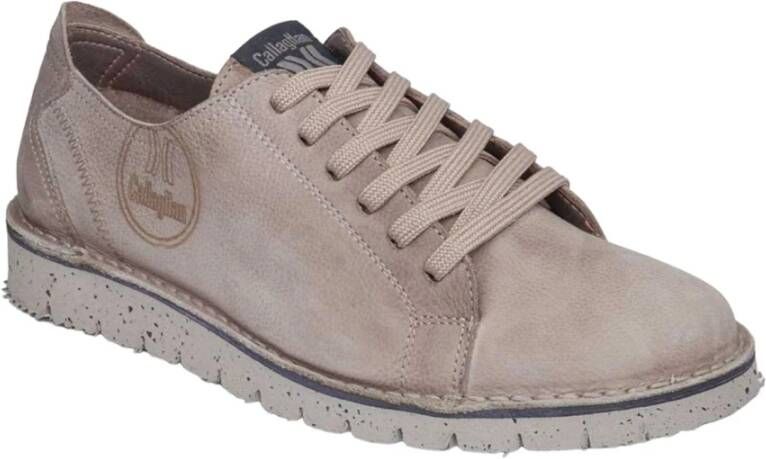 Callaghan Beige Casual Leren Herenschoenen Beige Heren