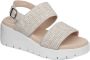 Callaghan Beige Dubbele Band Sandaal Beige Dames - Thumbnail 2