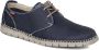 Callaghan Fluwelen Sneaker Lichtgewicht Flexibel Comfortabel Blue Heren - Thumbnail 4
