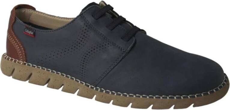 Callaghan Blauwe Suède Herenschoenen Blue Heren