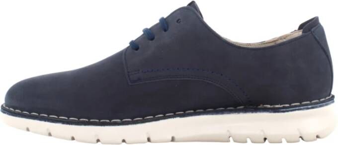 Callaghan Blauwe Veterschoenen voor Mannen Blue Heren