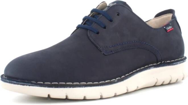 Callaghan Blauwe Veterschoenen voor Mannen Blue Heren