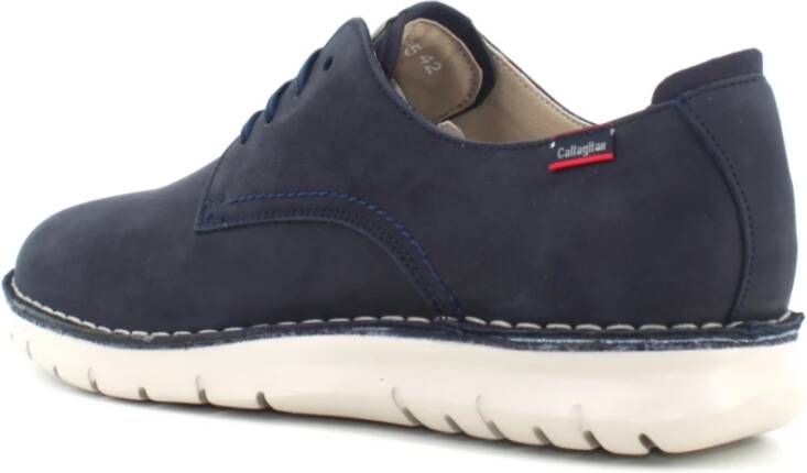 Callaghan Blauwe Veterschoenen voor Mannen Blue Heren