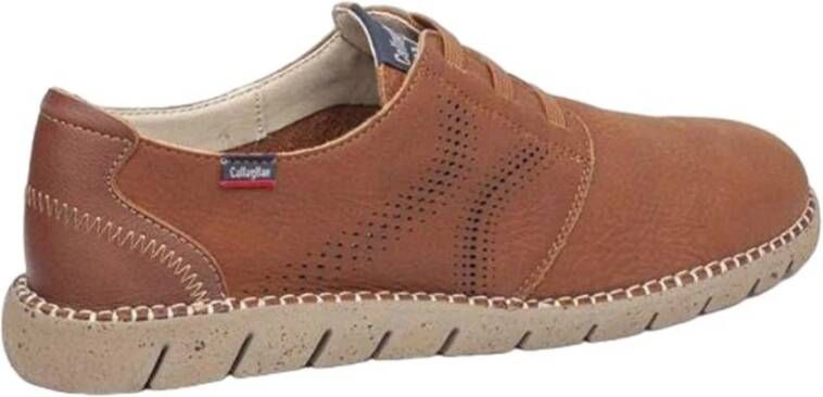 Callaghan Casual Camel Leren Herenschoenen Brown Heren