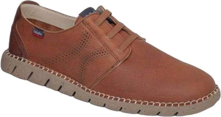 Callaghan Casual Camel Leren Herenschoenen Brown Heren