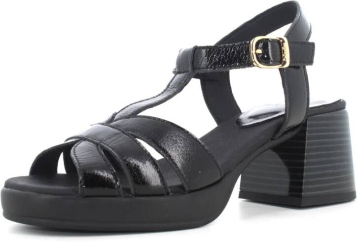 Callaghan Dames Sandalen met Hak Zwart Black Dames