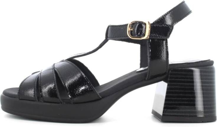 Callaghan Dames Sandalen met Hak Zwart Black Dames