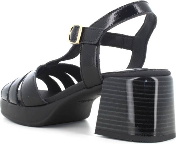 Callaghan Dames Sandalen met Hak Zwart Black Dames