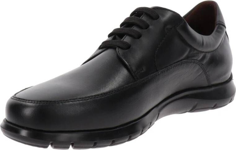 Callaghan Heren Leren Sneakers Black Heren