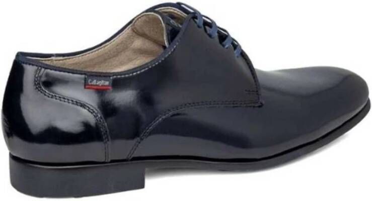 Callaghan Klassieke Leren Schoen Blue Heren