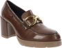 Callaghan Leren Dames Pumps Bruin Dames - Thumbnail 2