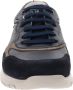 Callaghan Leren Heren Sneakers Comfort Stijl Blue Heren - Thumbnail 3