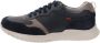 Callaghan Leren Heren Sneakers Comfort Stijl Blue Heren - Thumbnail 5