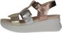 Callaghan Multicolor Leren Sandaal met Kruisband en Hakband Multicolor Dames - Thumbnail 2