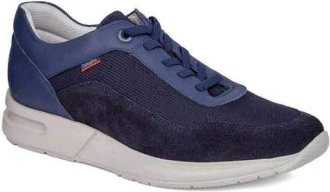 Callaghan Luxe Blauw Leren Sneakers Blue Heren