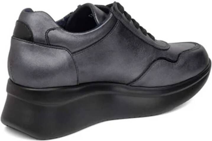Callaghan Suède Zip Sneakers met Rubberen Zool
