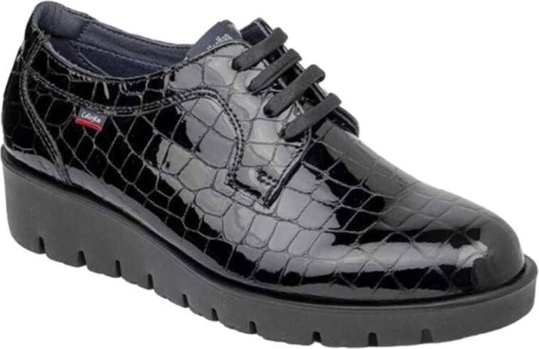Callaghan Zwarte casual leren damesschoenen