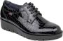 Callaghan Zwarte casual leren damesschoenen - Thumbnail 2