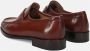 Calpierre Bruin leren tubulaire mocassin Brown Heren - Thumbnail 4