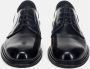 Calpierre Zwarte Derby Schoen Handgemaakt in Italië Black Heren - Thumbnail 3