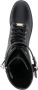 Calvin Klein Zwarte Leren Combatlaarzen met Rubberen Zool Black Dames - Thumbnail 8